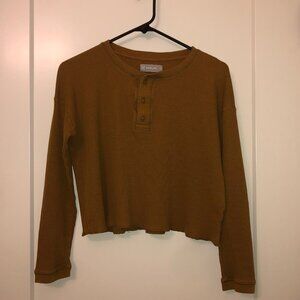 Everlane Long Sleeve Waffle Tee - xs